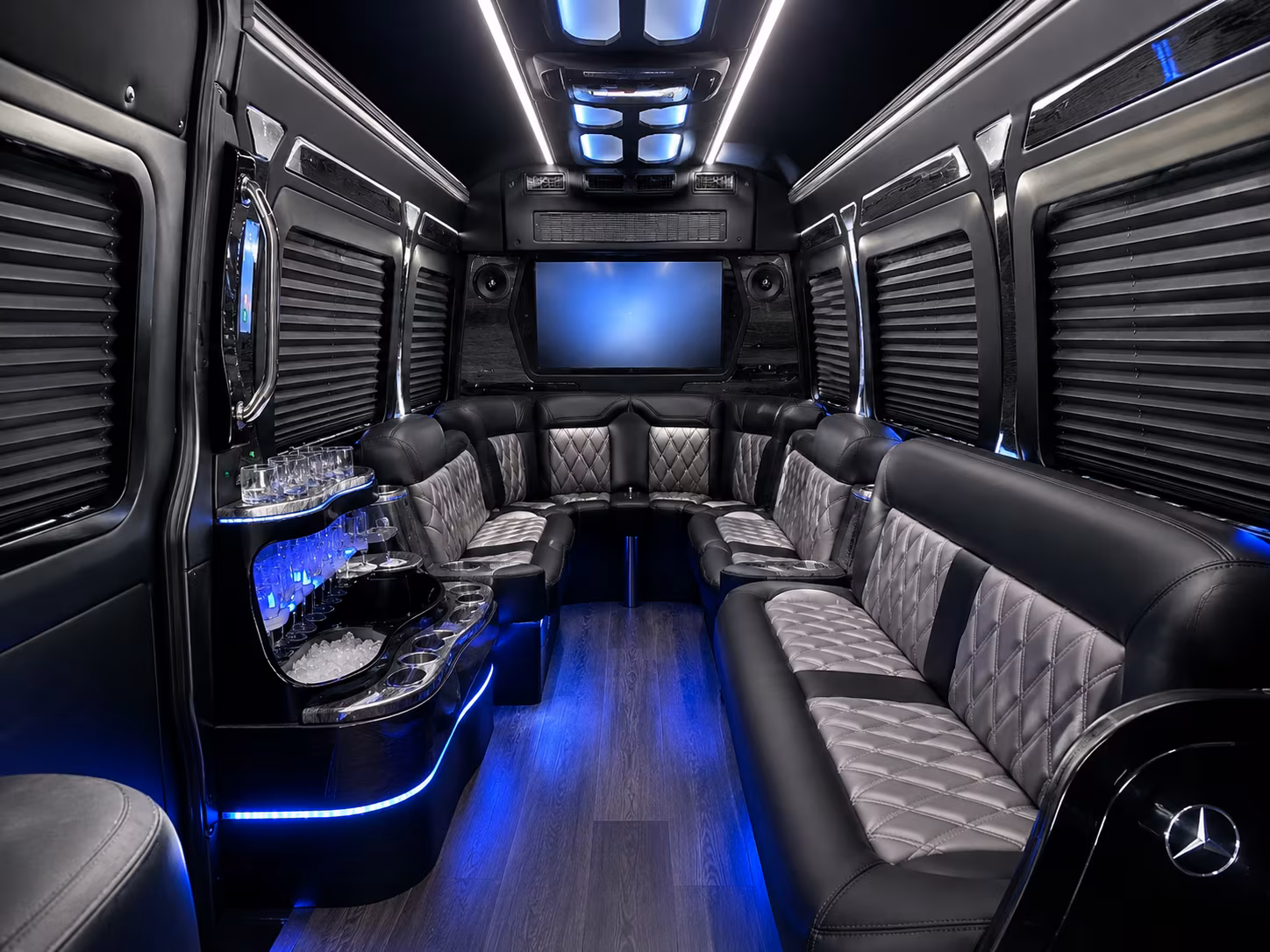 corporate event and employee shuttle buses in rancho cucamonga