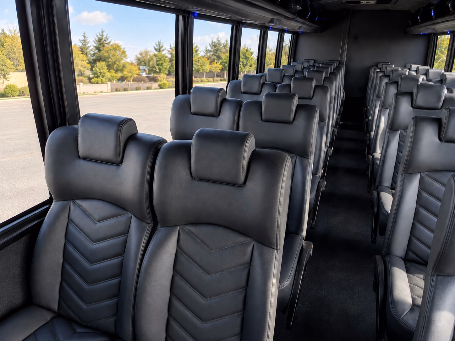 rancho cucamonga 15 passenger minibus inside