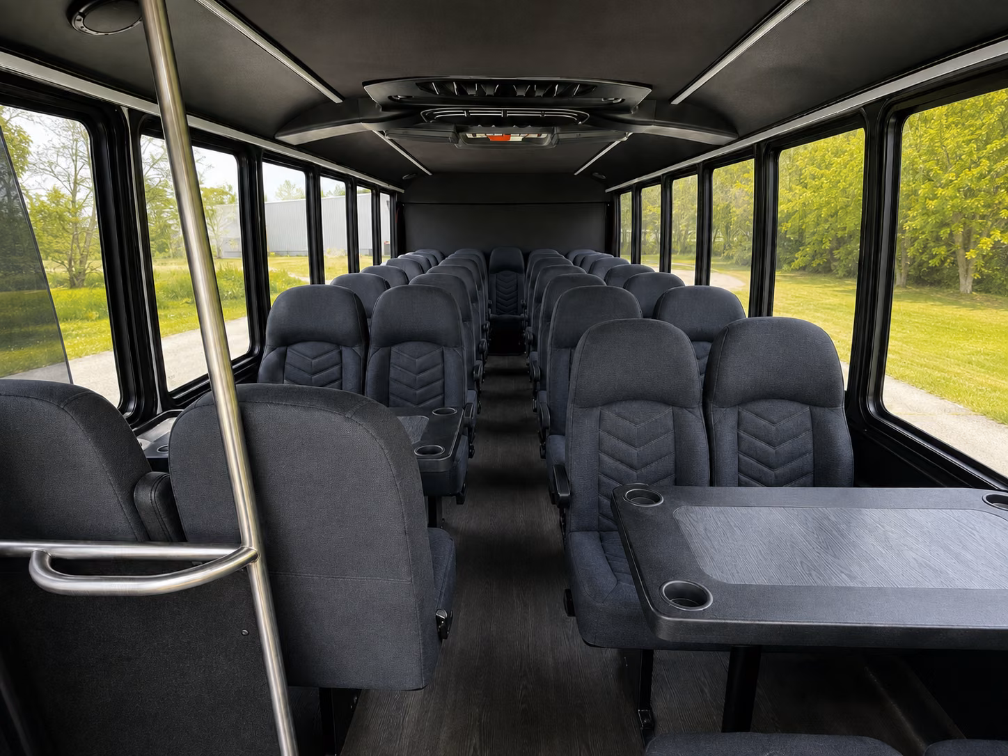 rancho cucamonga 18 passenger minibus inside