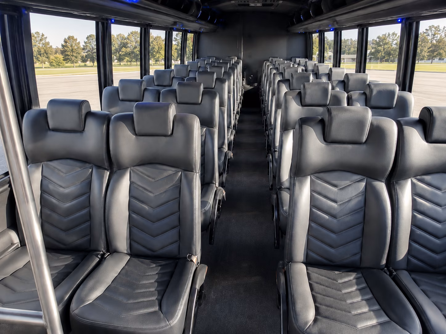 rancho cucamonga 20 passenger minibus inside