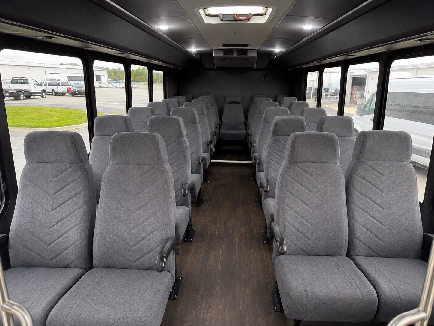 rancho cucamonga 20 passenger minibus interior