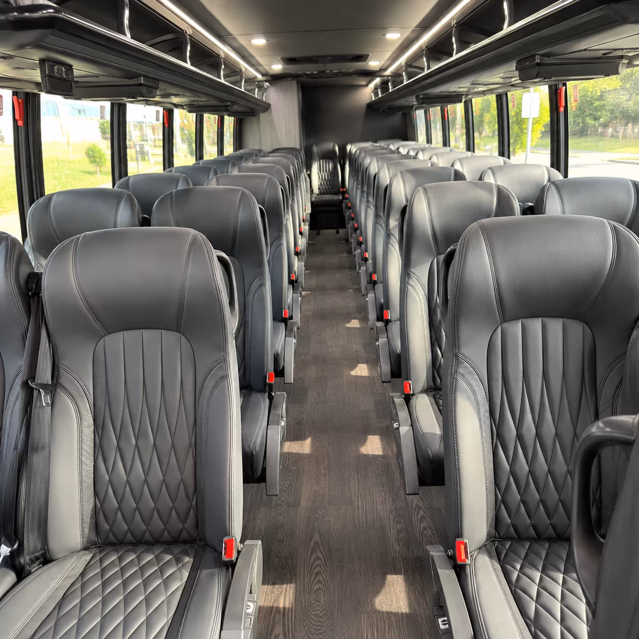 rancho cucamonga 25 passenger minibus inside