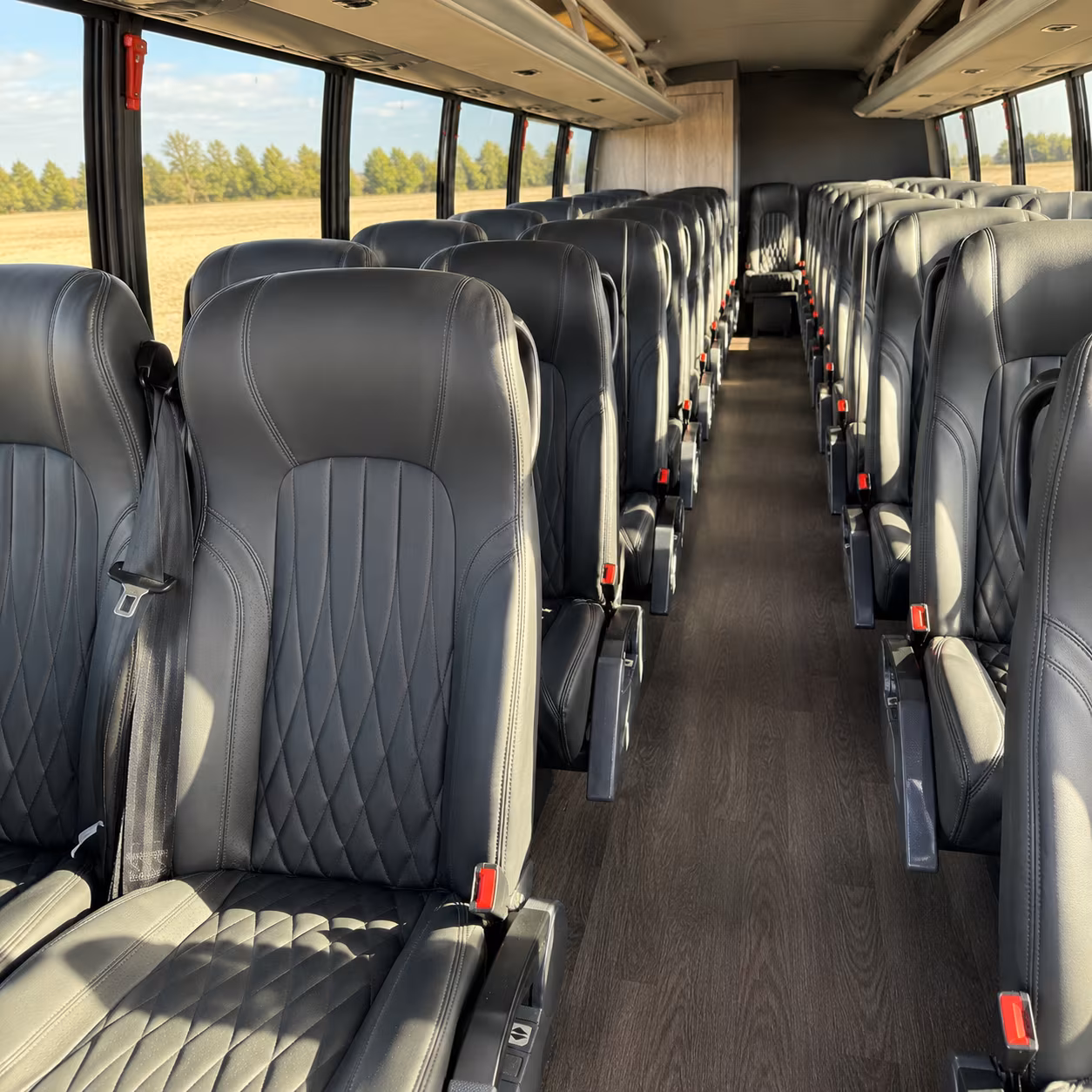 rancho cucamonga 30 passenger minibus inside