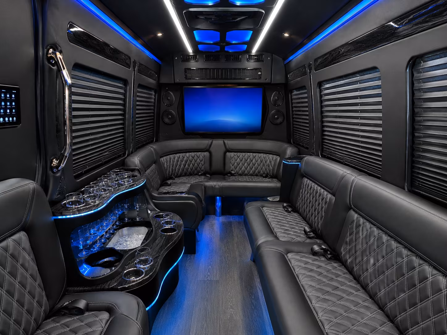 rancho cucamonga concert transportation onboard seating