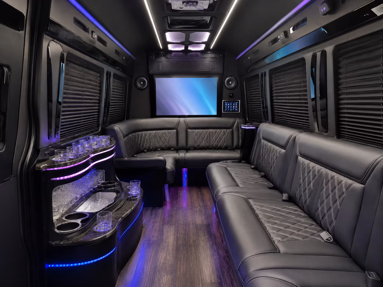 rancho cucamonga sprinter limousine inside