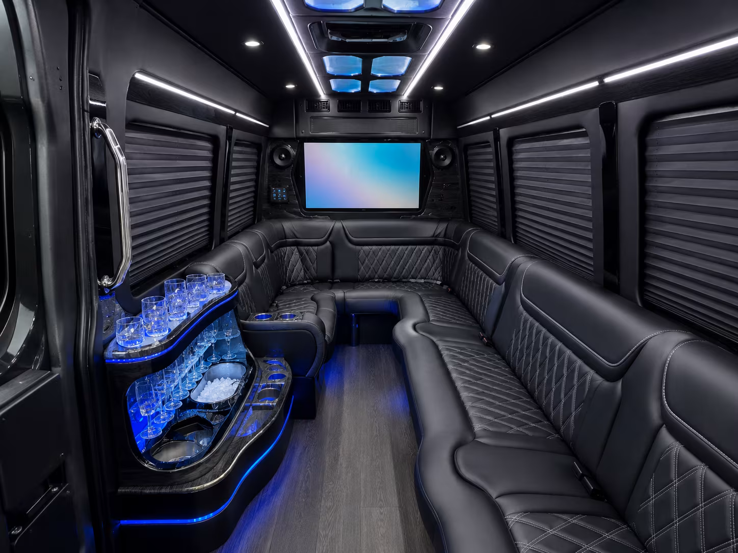 rancho cucamonga sprinter limousine interior