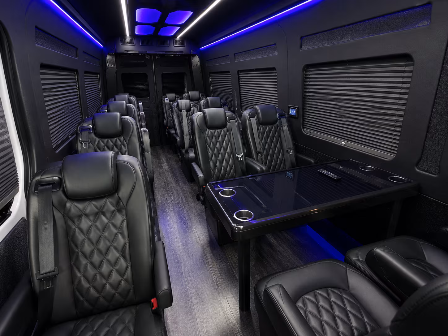 rancho cucamonga wedding transportation onboard seating